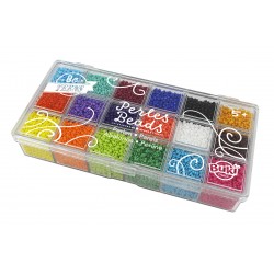 Box of opaque beads