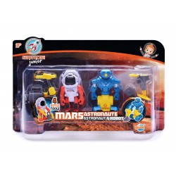 Mars - Astronaut and robot