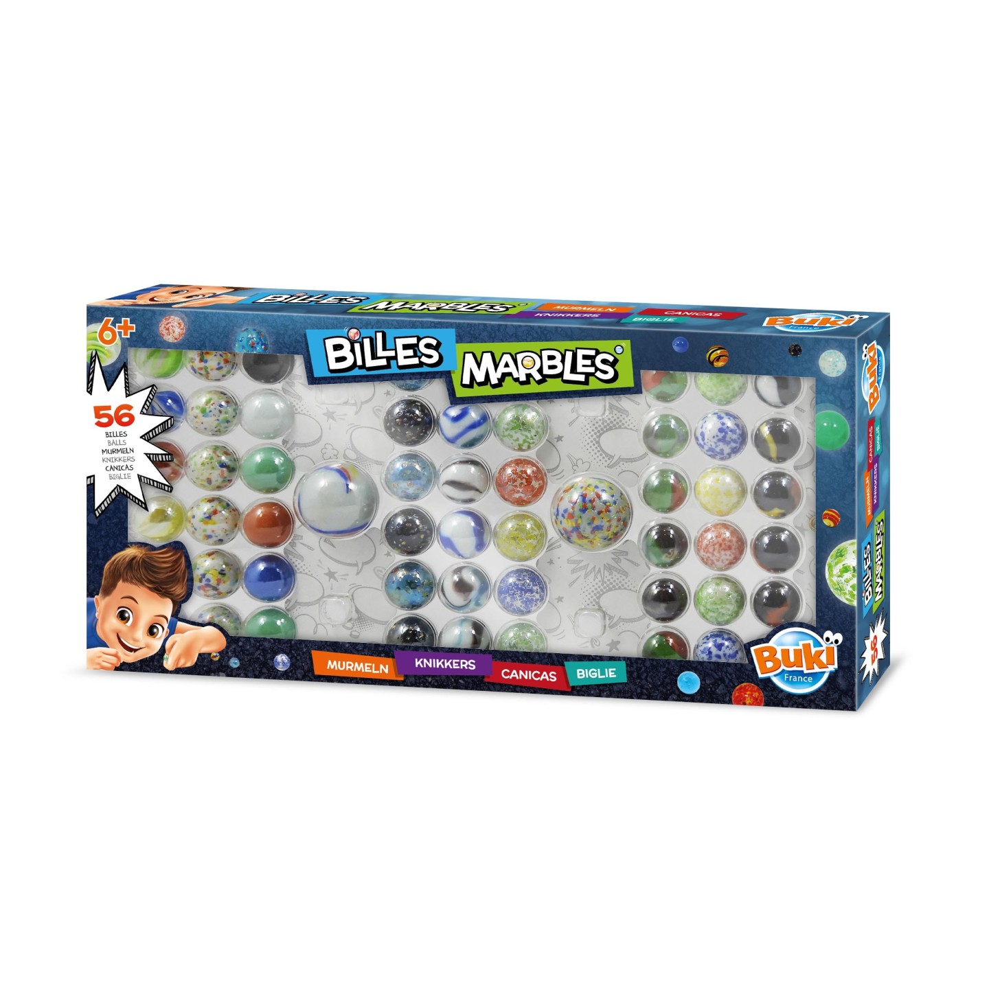 Coffret Billes - 56 billes