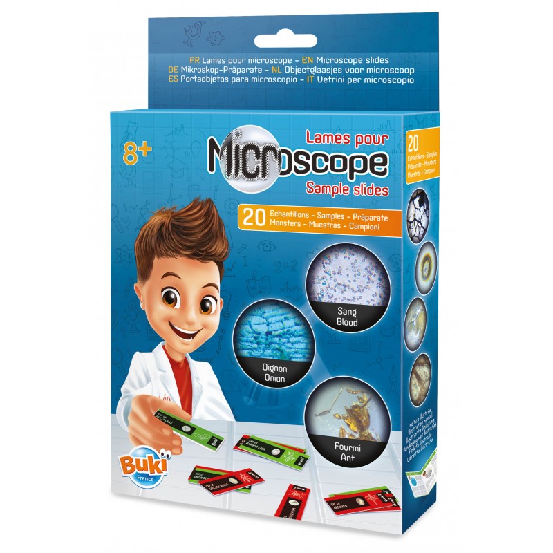 100 Pcs Lames de Microscope Préparées, Échantillons de Biologie de Qualité  Professionnelle Plantes, Insectes, Cellules et Tissus Humains pour Enfants  Étudiants Éducation Scientifique : : Commerce, Industrie et Science