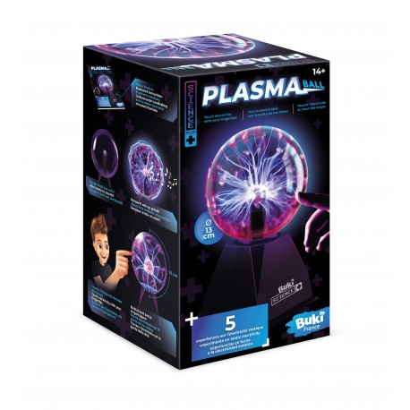 Boule Plasma Multicolore sur Secteur sur Kas Design