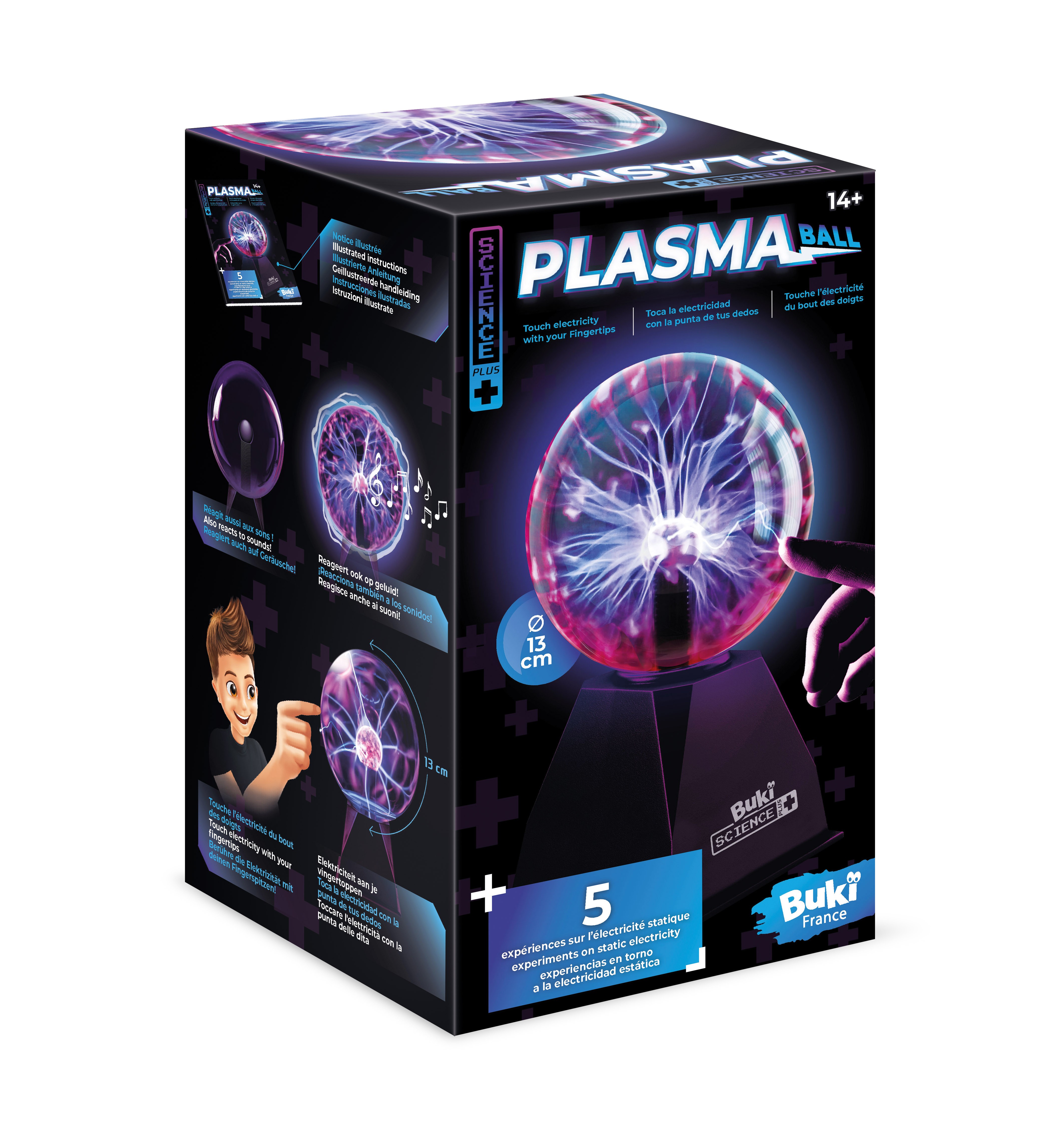 ◆PLASMA SPHERE◆ CANDY JUMPER IN SKY PS22FWJP Brewish Plasma Ball Lamp 3 inch Touch Sensitive Novelty