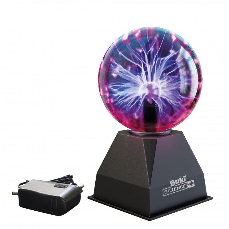 Lampe boule plasma 8p 20cm lumiere disco pilote rythme musique vdl10pl  dl-plsmball10