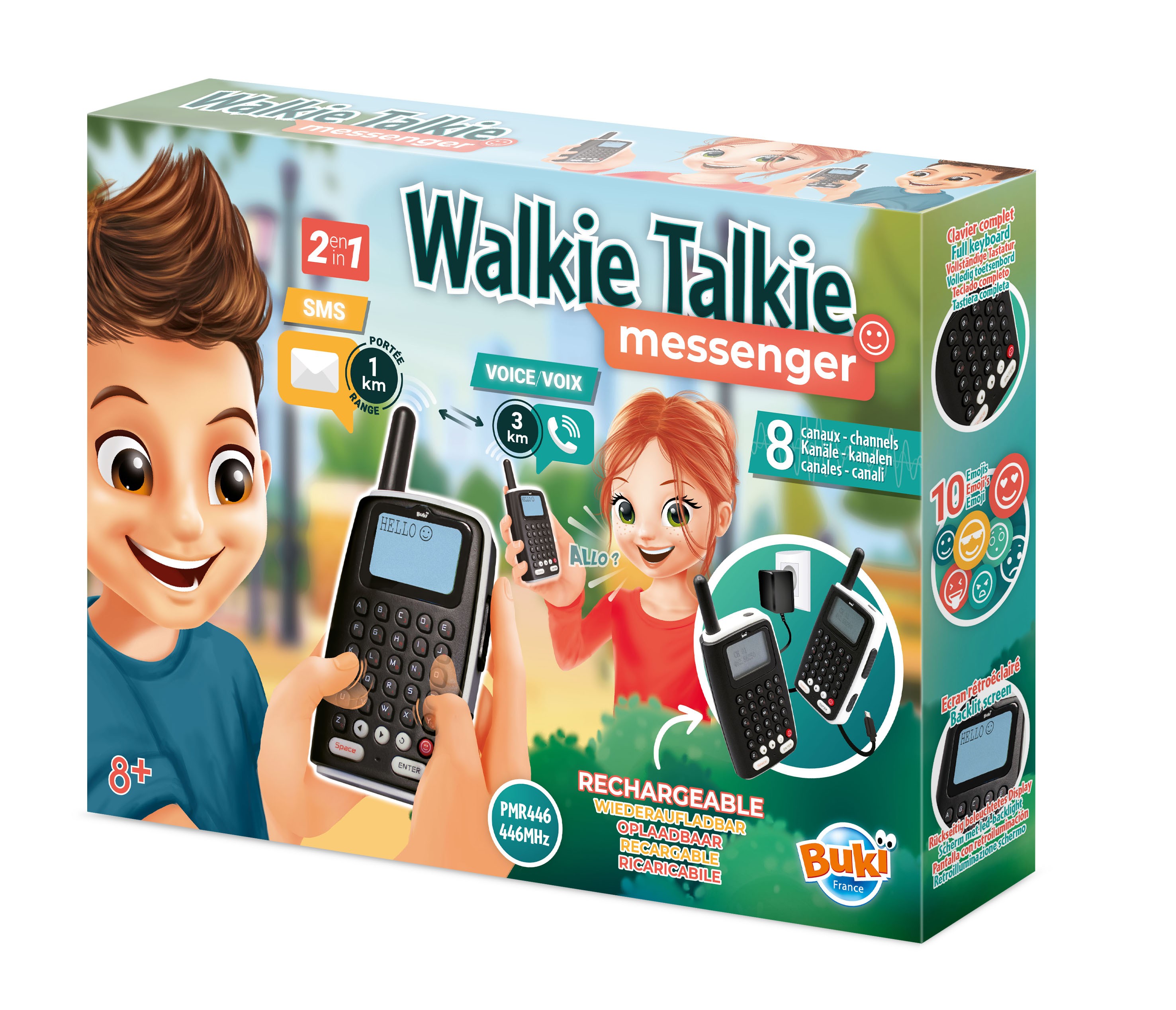Buki - TW01 - Walkie talkie,Multicolore : : Toys & Games