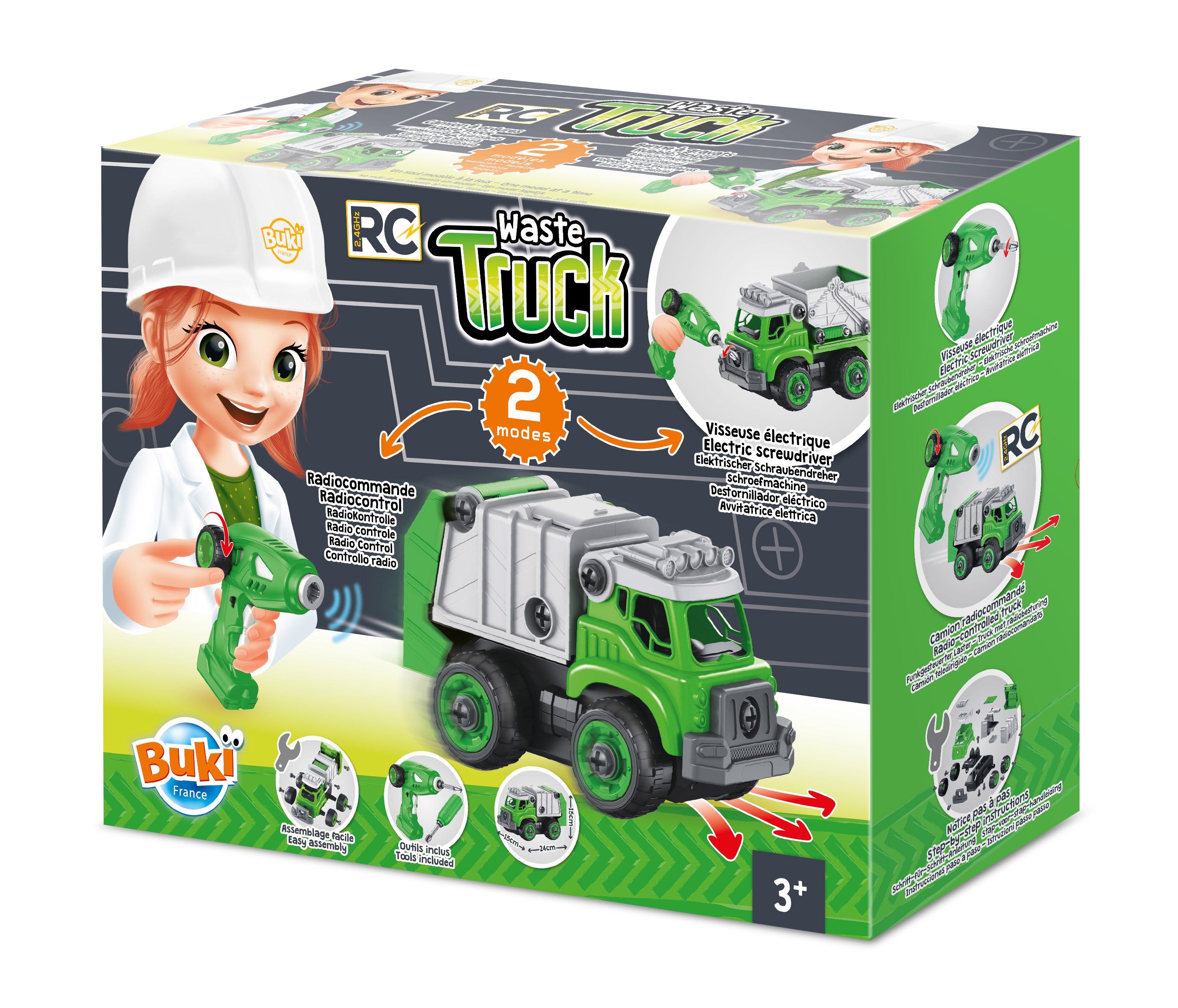 Waste truck RC Buki France