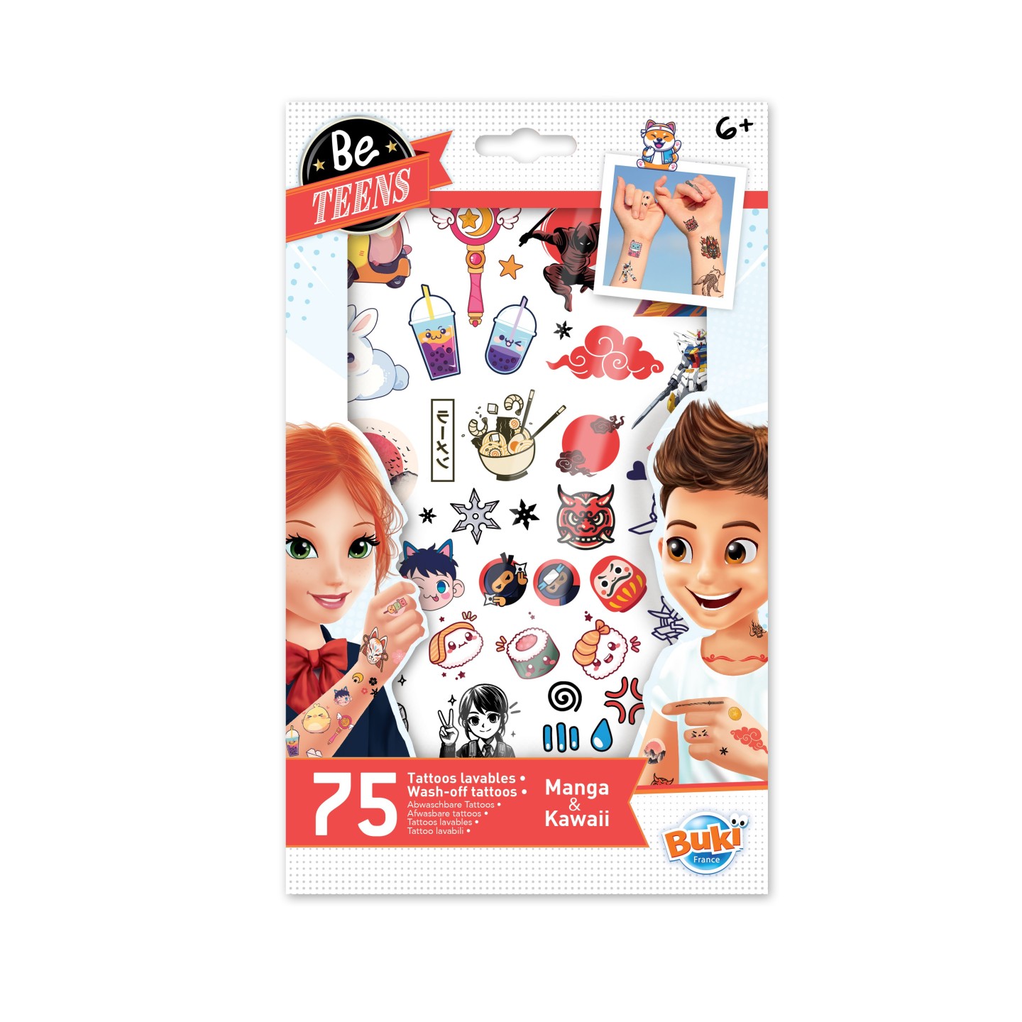 75 wash-off tattoos - Manga Kawaï