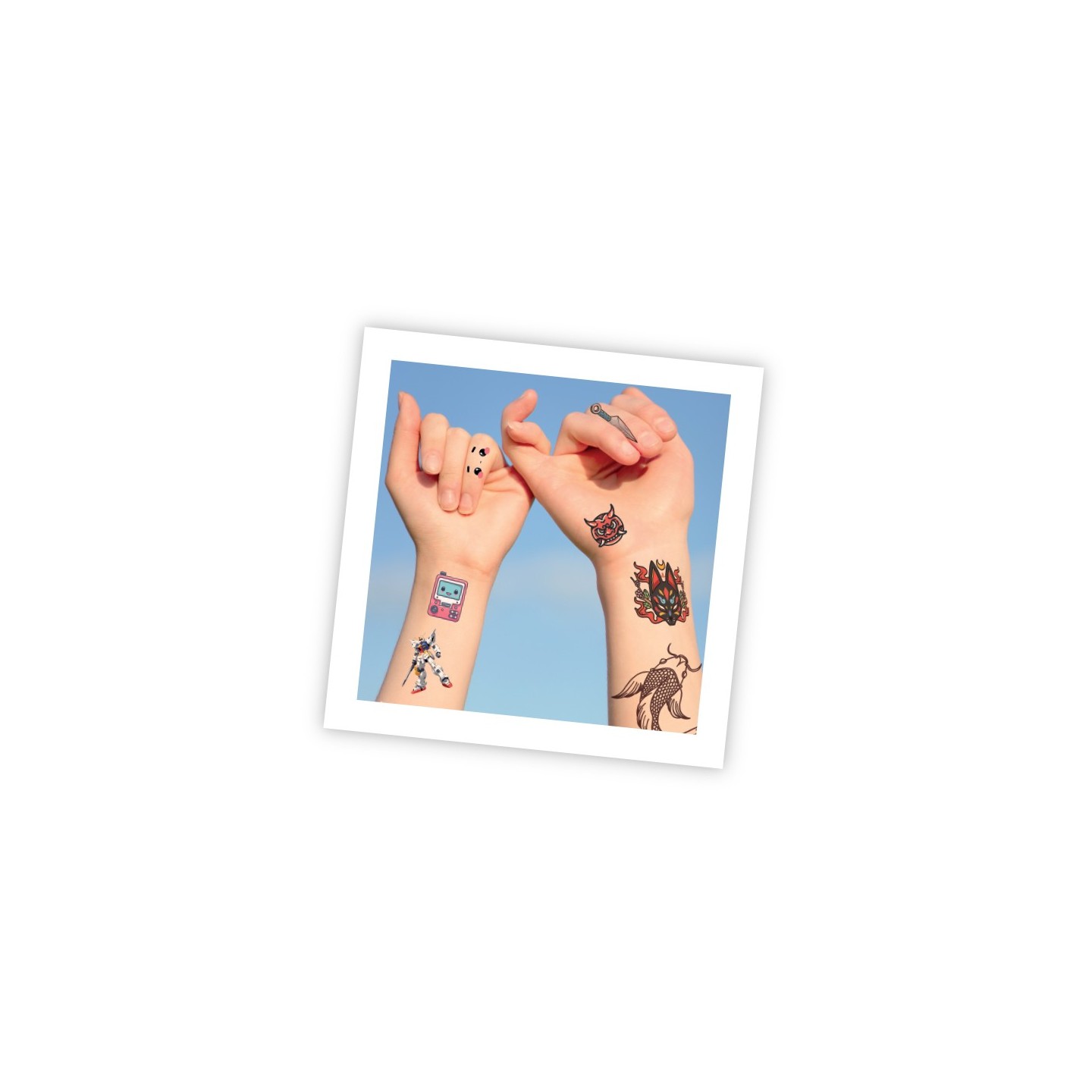 75 wash-off tattoos - Manga Kawaï