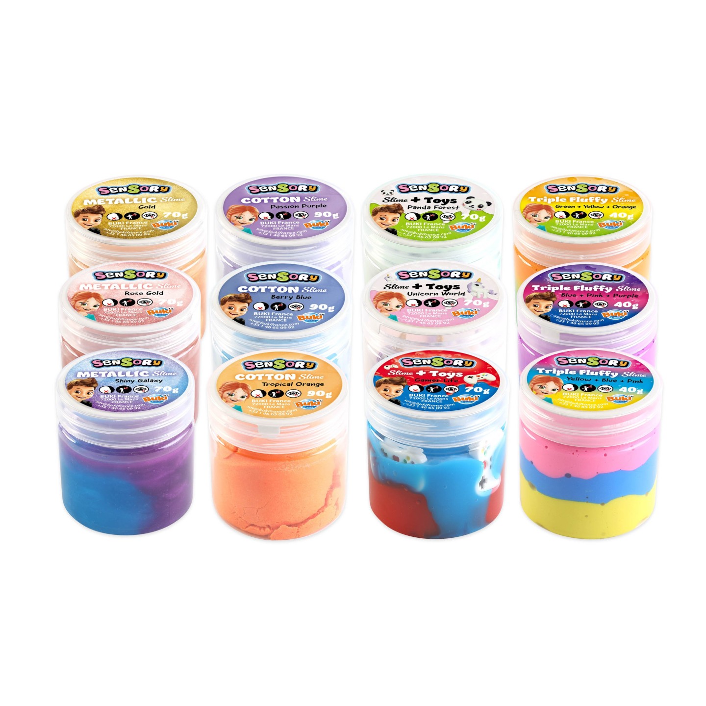 Slime - Présentoir 12 pcs