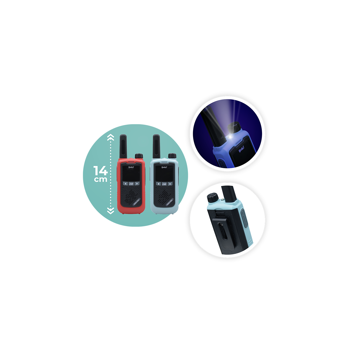 Walkie-talkies rechargeable