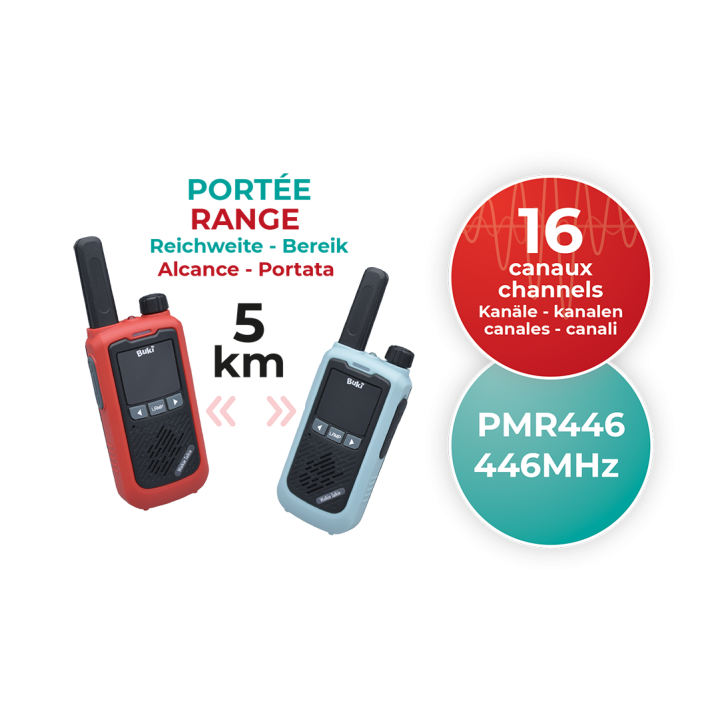 Walkie-talkies rechargeable