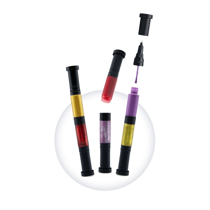 Nail art pens — Golden