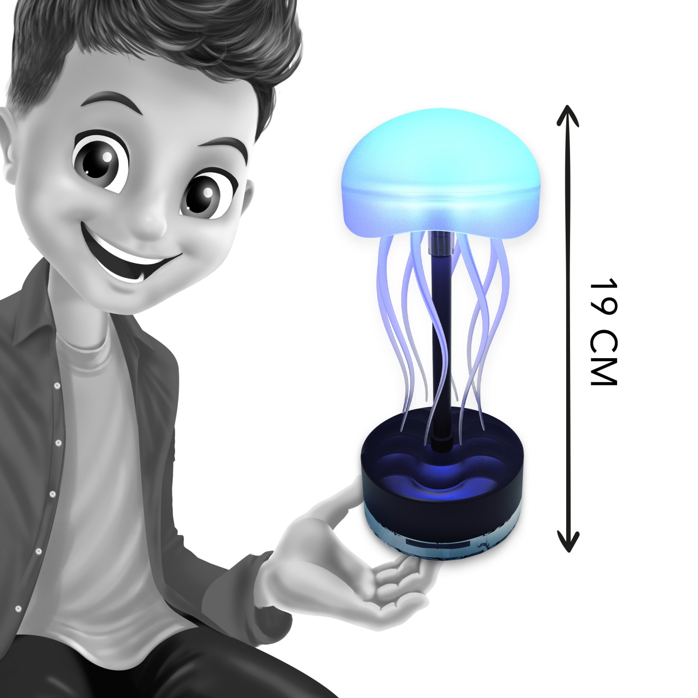 Jellyfish lamp