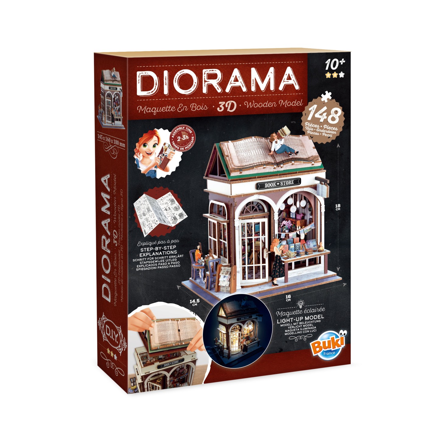 Bookshop diorama