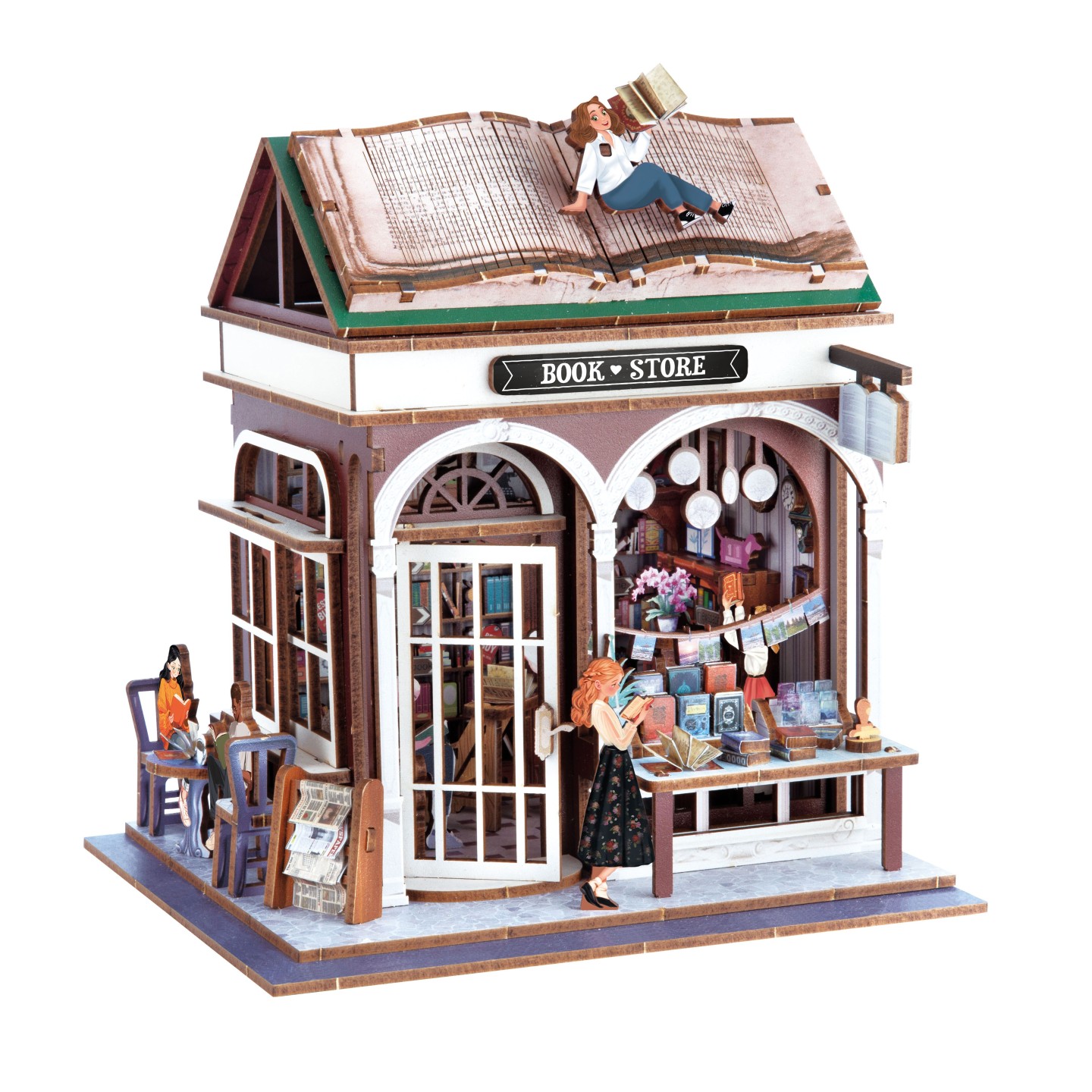 Diorama librairie