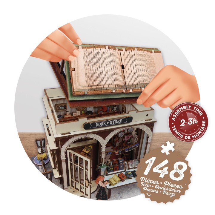 Diorama librairie