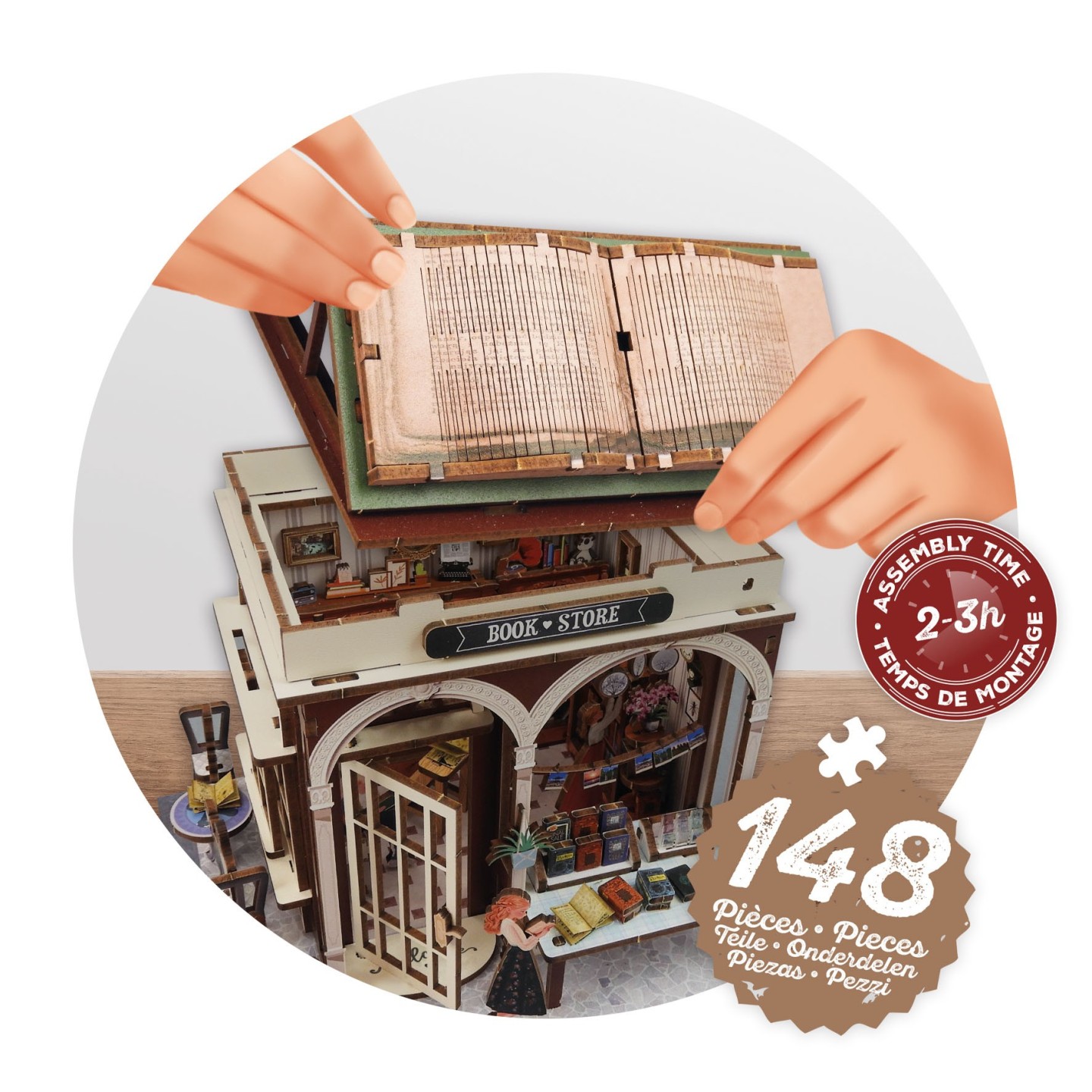 Bookshop diorama
