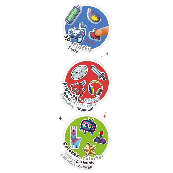 Pochette stickers - Gaming