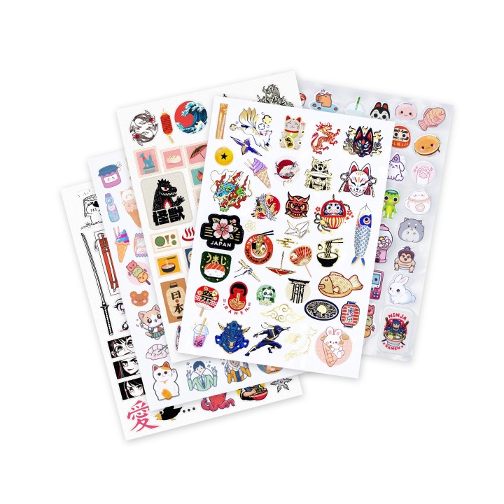Pochette stickers - Manga