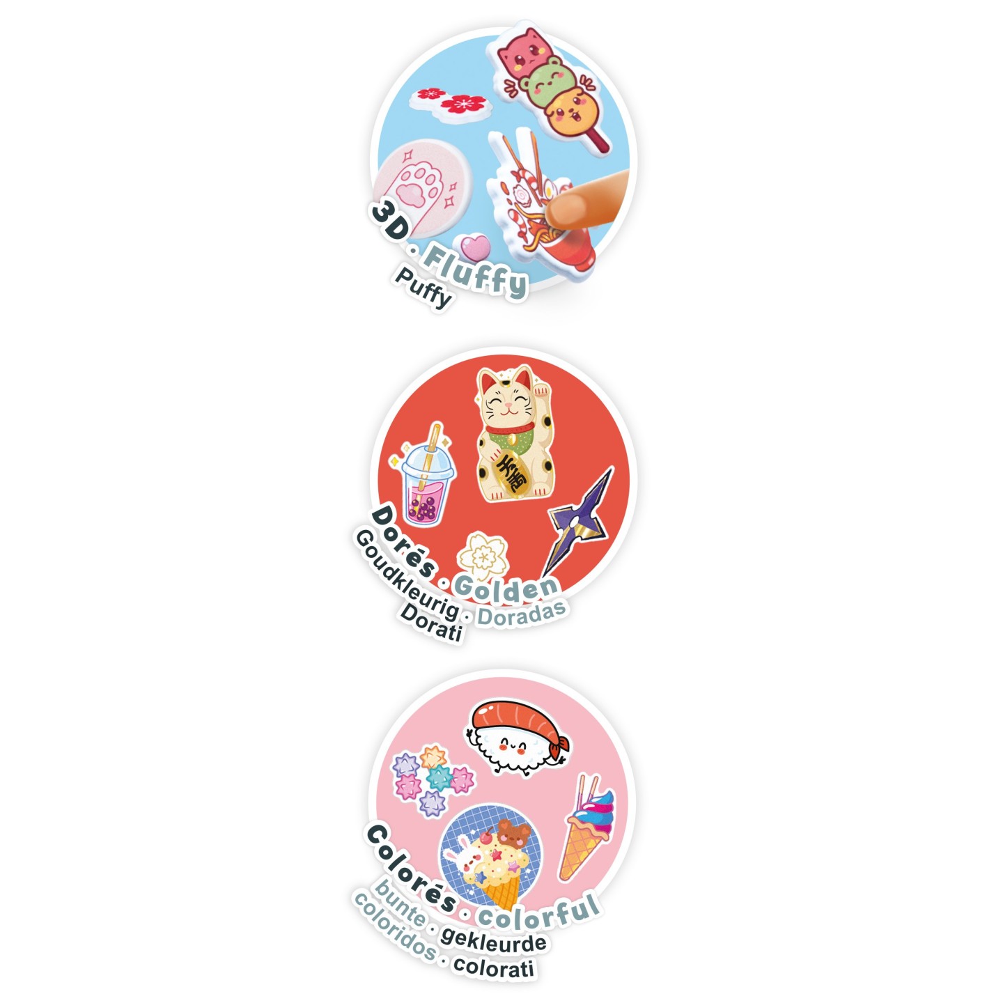 Pochette stickers - Manga