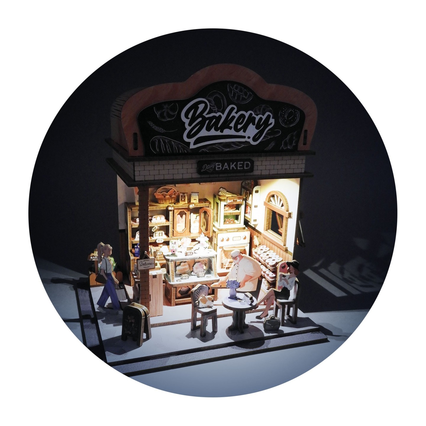 Diorama boulangerie