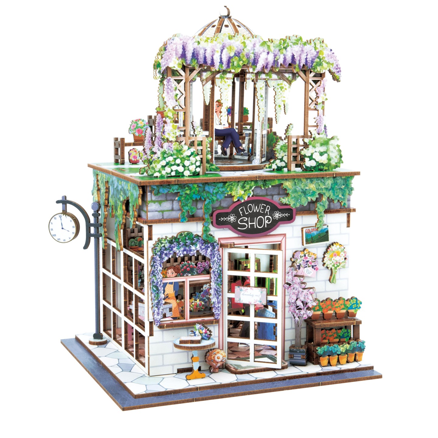 Diorama fleuriste