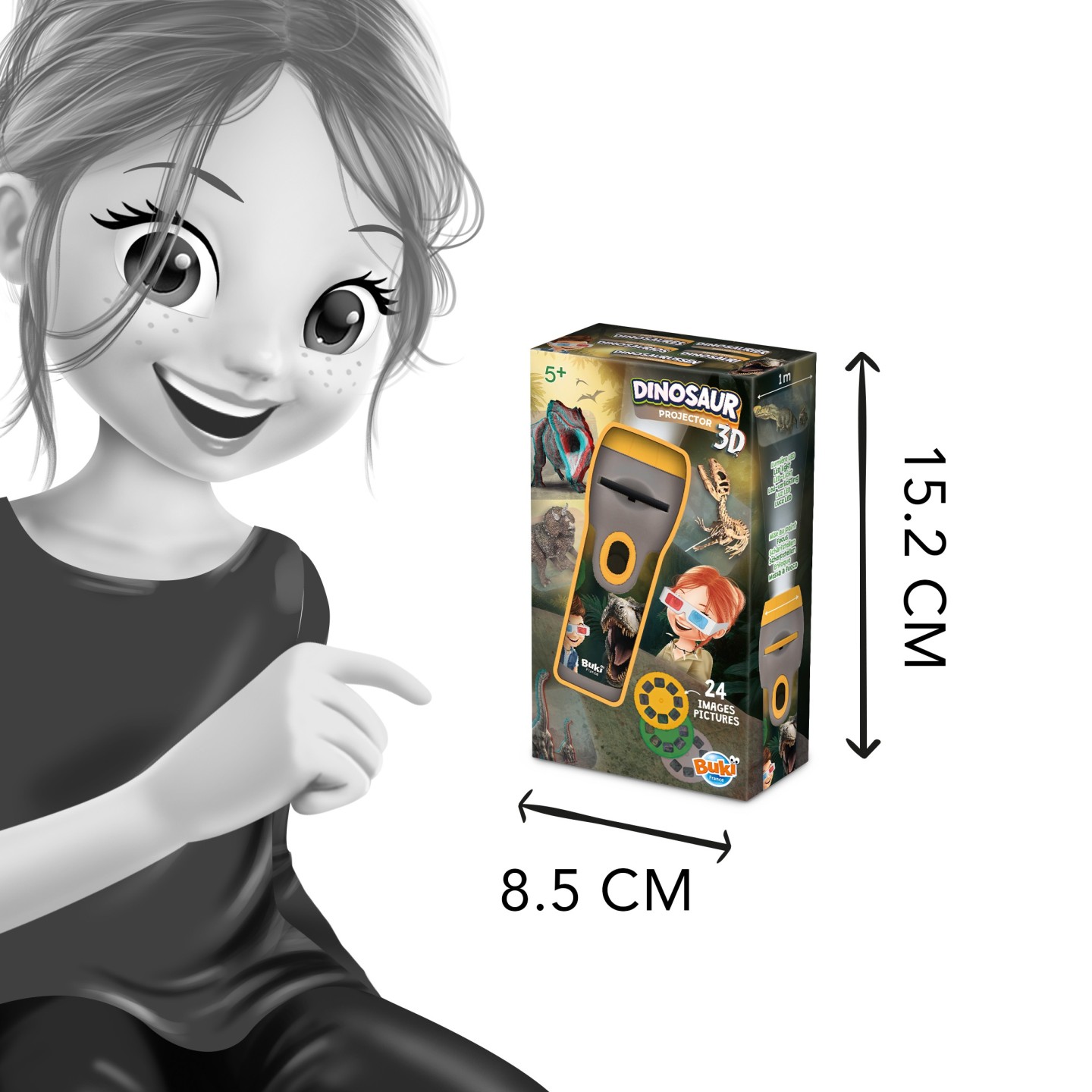 Projecteur Dinosaures 3D
