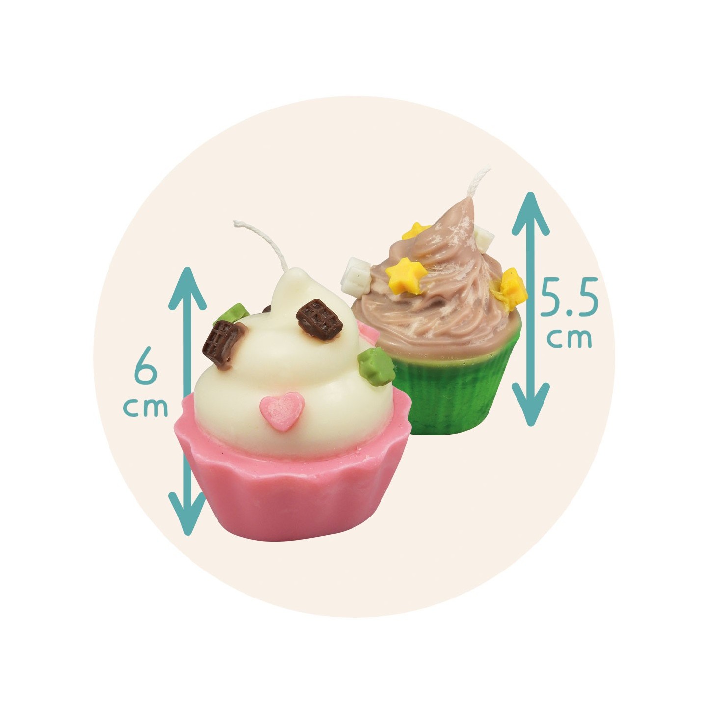 Professional Studio Bougies Cupcakes