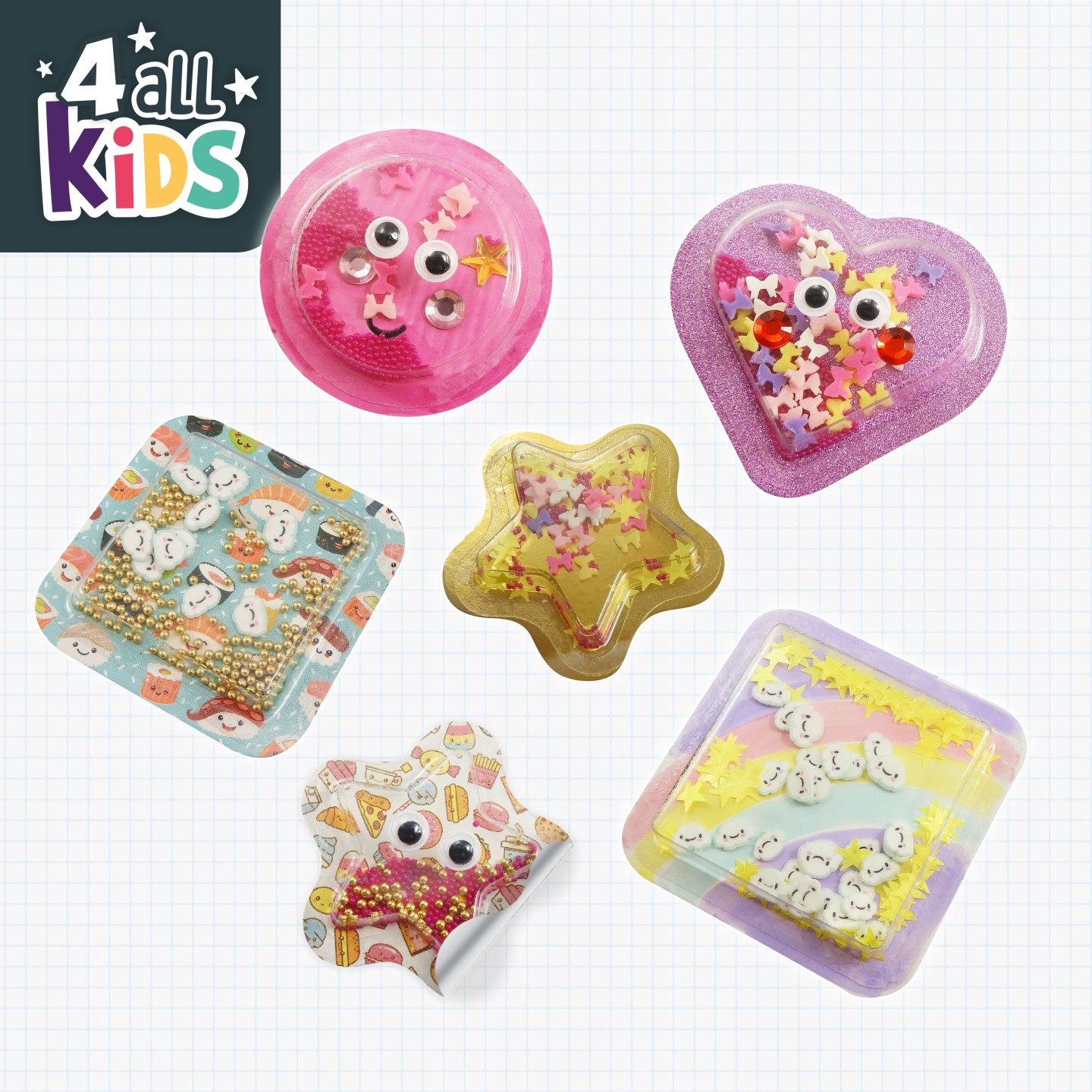 Stickers 3D - Kawaii