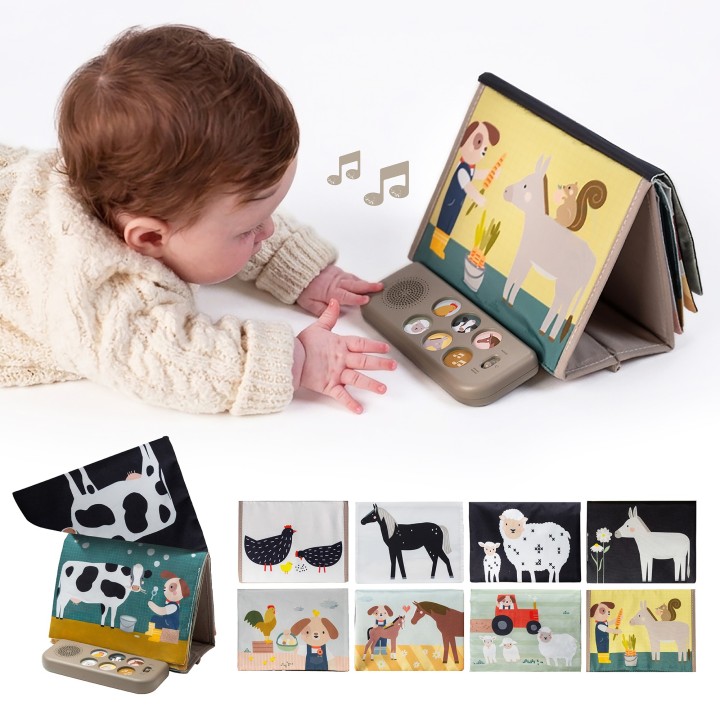 Livre musical chevalet la ferme