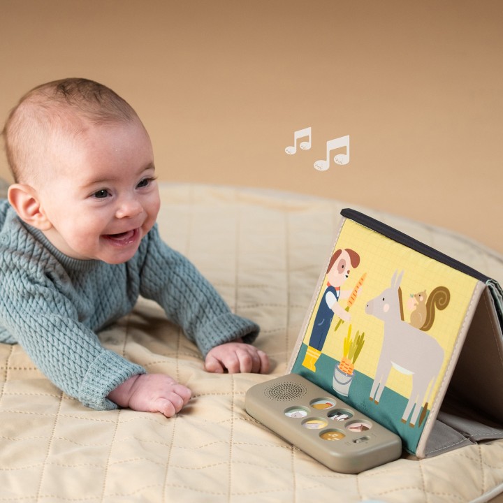 Livre musical chevalet la ferme