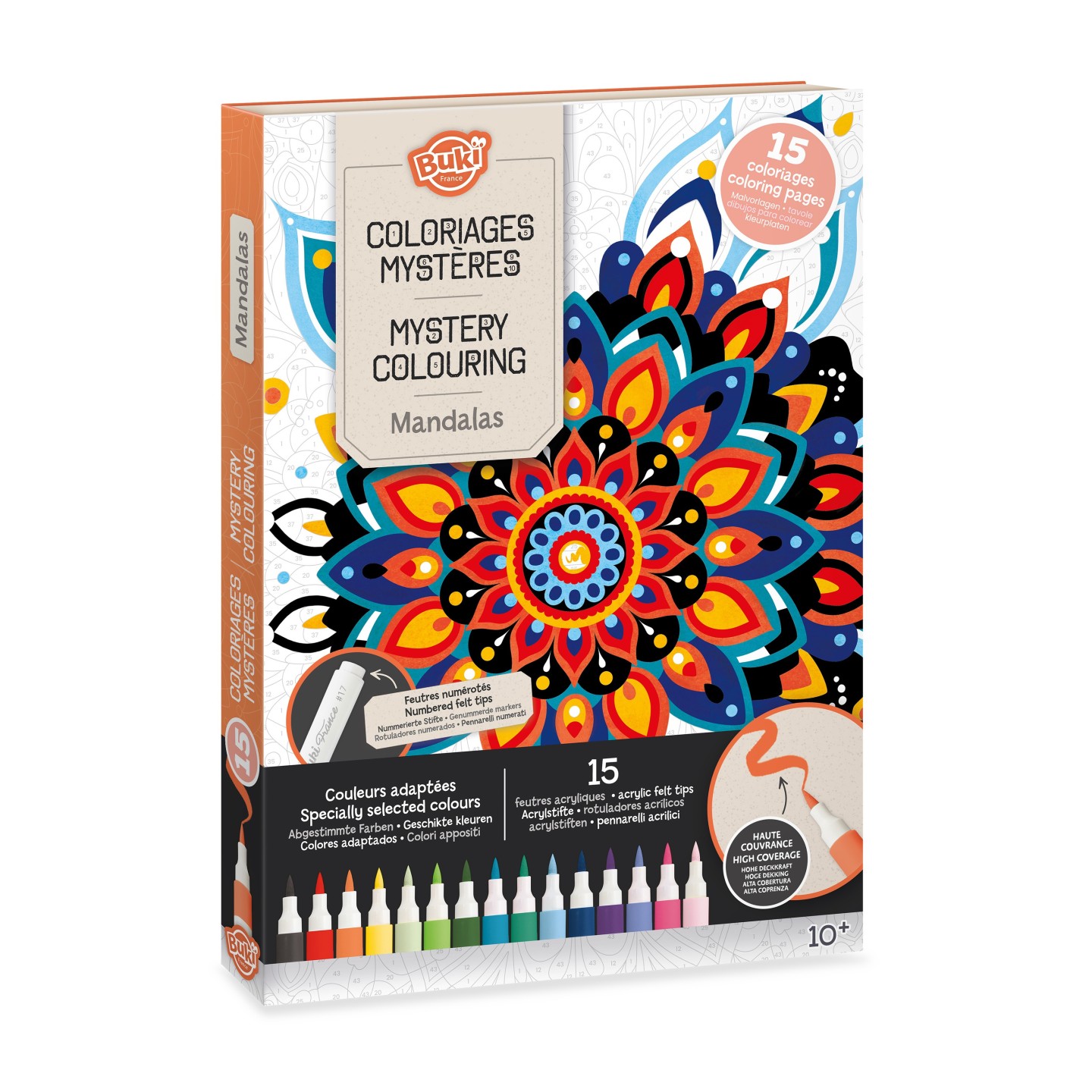 Coloriages mystères - Mandalas