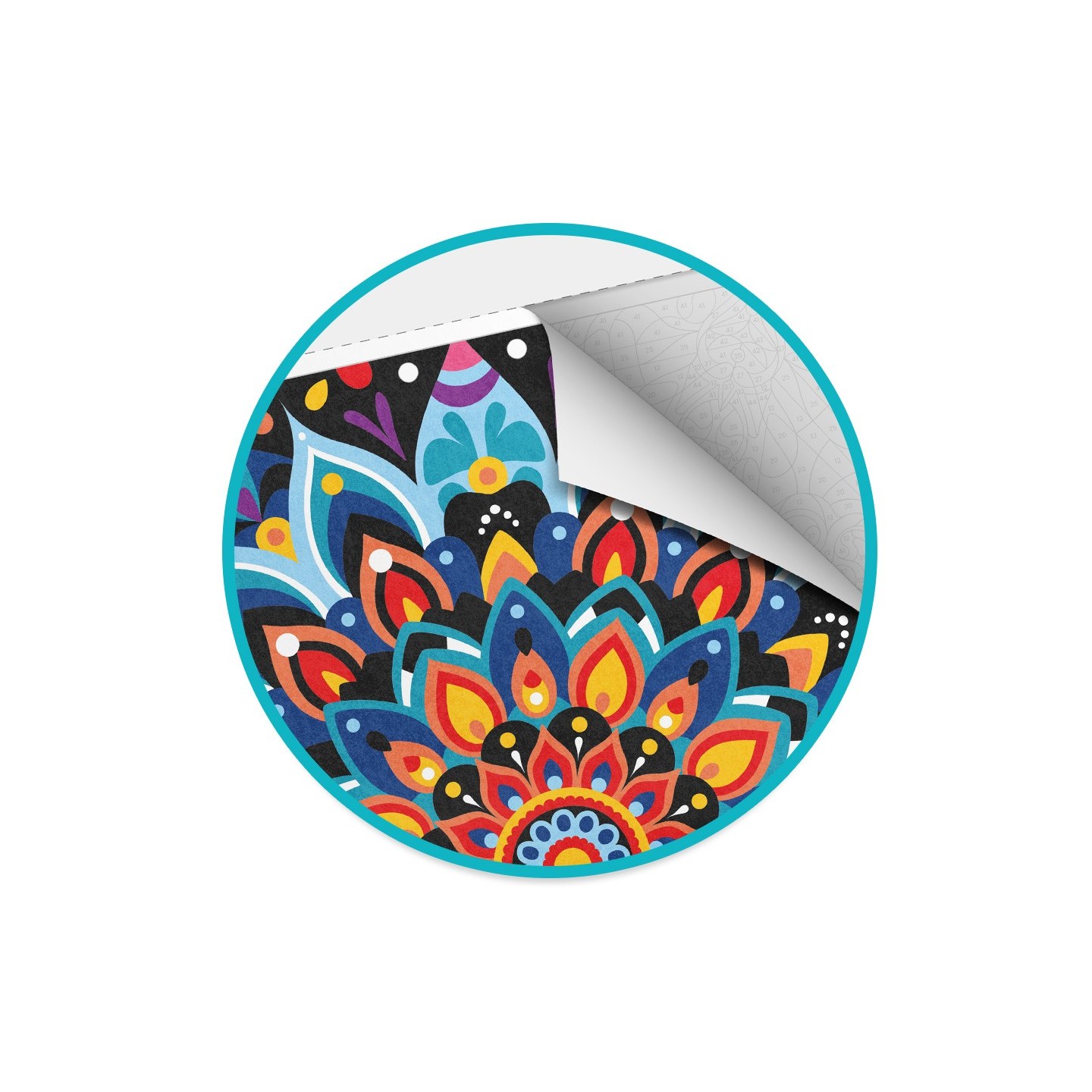 Coloriages mystères - Mandalas