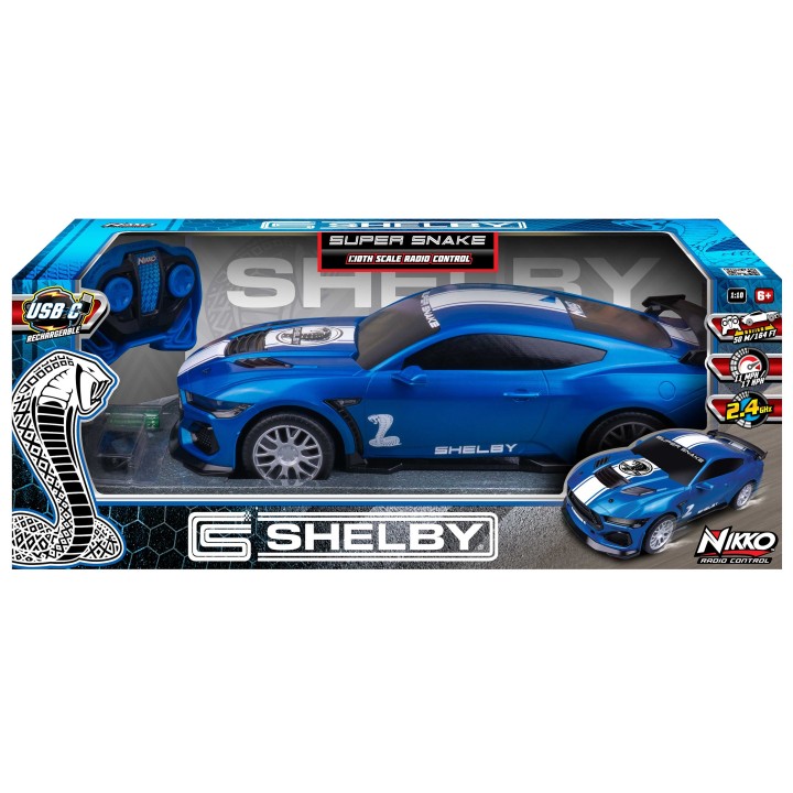 Shelby Super snake RC - bleu