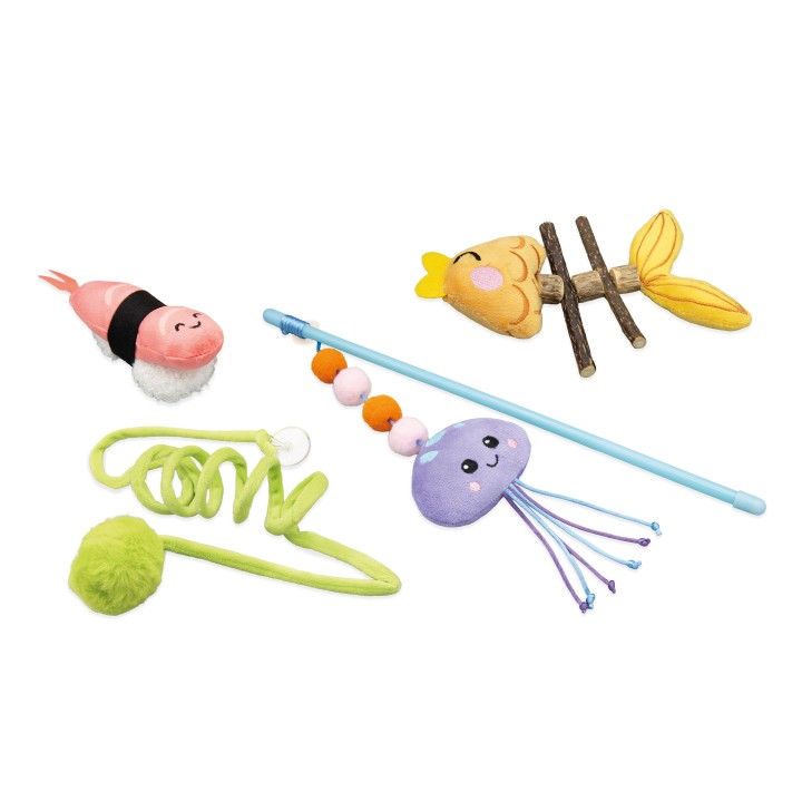 Jouets pour chats - Coffret fish